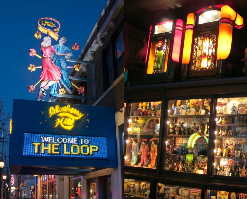 The Delmar Loop in St. Louis, Missouri