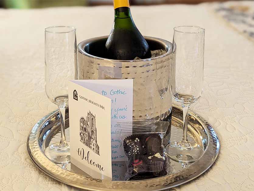 Romantic getaway at Gothic Heights Inn