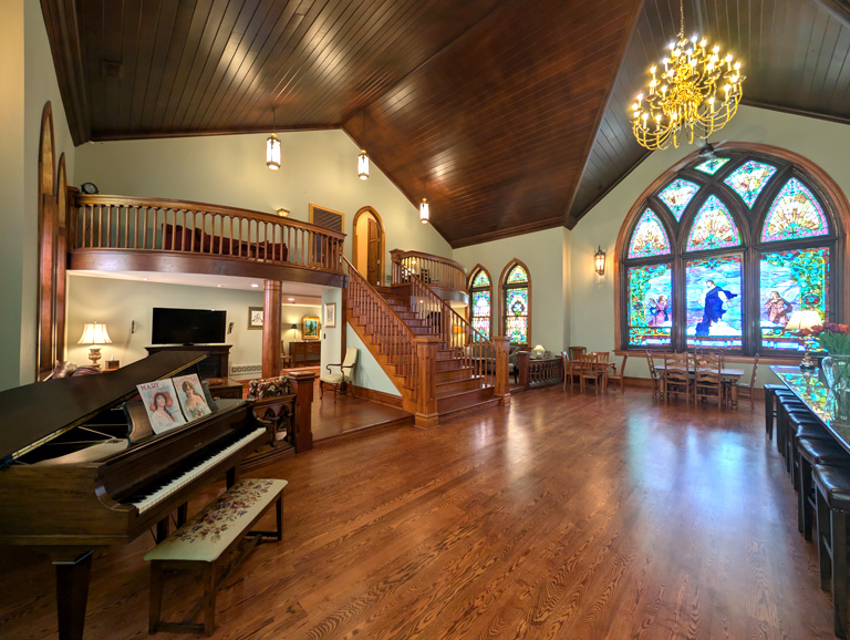 Piano in the sanctuary